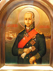 Флотская икона святого праведного Феодора Ушакова 