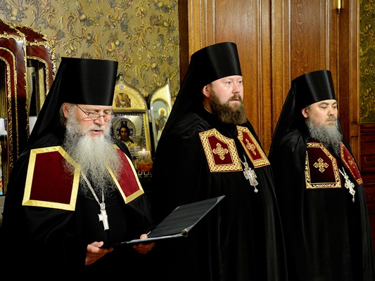 Чин наречения архимандрита Гедеона (Губка) во епископа Георгиевского и Прасковейского